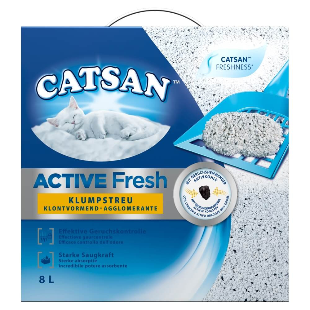 litiere chat catsan active fresh