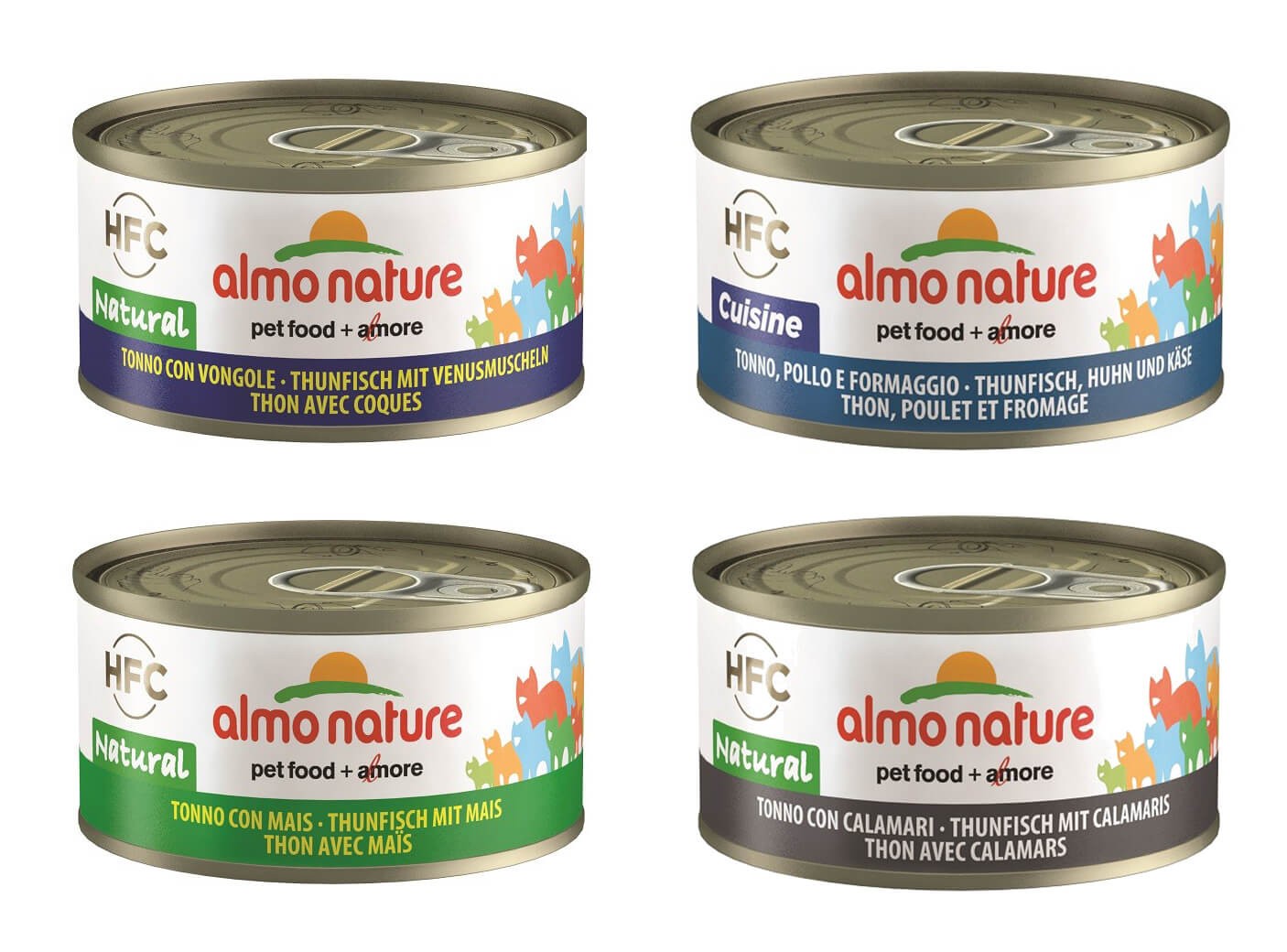 Almo Nature HFC Natural Combipack D Tonijn 24x70 gr