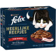 Felix Délicieuses Lamelles Farm Selection au bœuf, poulet, canard, à la dinde pâtée en sauce pour chat 