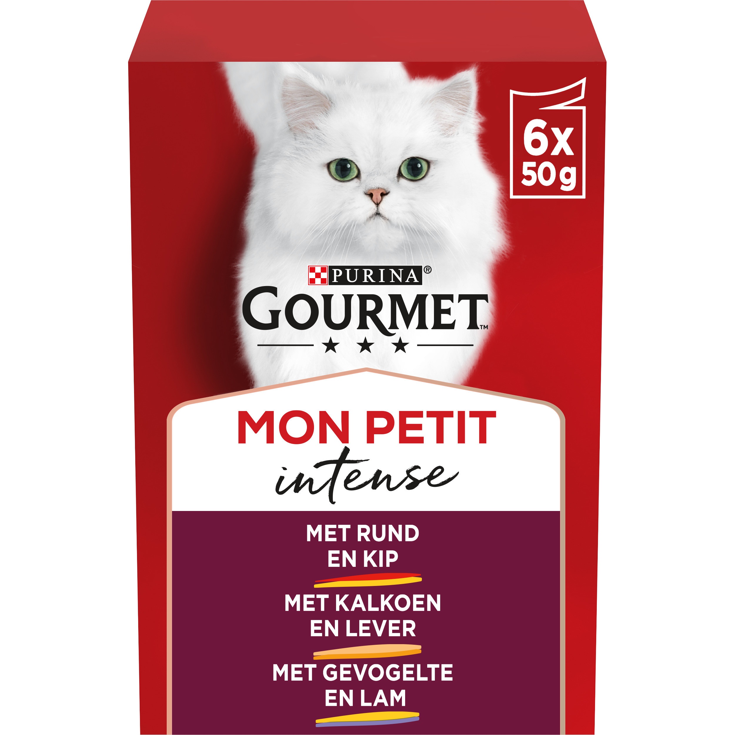 Gourmet Mon Petit Viande Duo (6x50g) chat