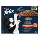 Felix Délices Tranchés Séléction de la campagne au bœuf, poulet, canard, à la dinde en gelée pâtée pour chat