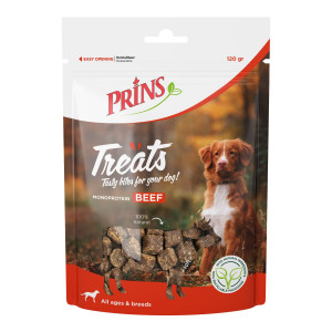 Prins Treats bœuf friandise pour chien (120 g) Une pièce