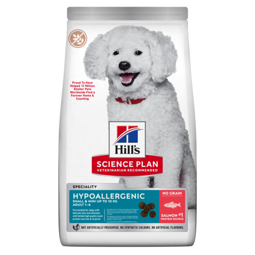 Hill's Adult Small & Mini Hypoallergenic au saumon pour chien