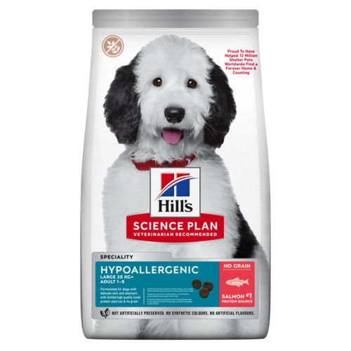 Hill's Adult Large Hypoallergenic au saumon pour chien