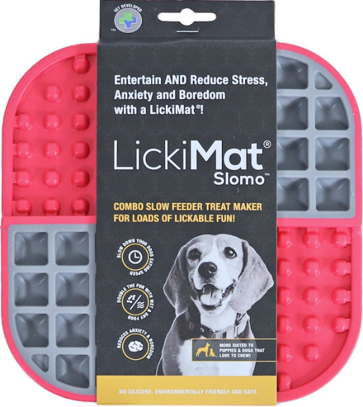 Lickimat likmat Slomo roze voor de hond (20 cm)