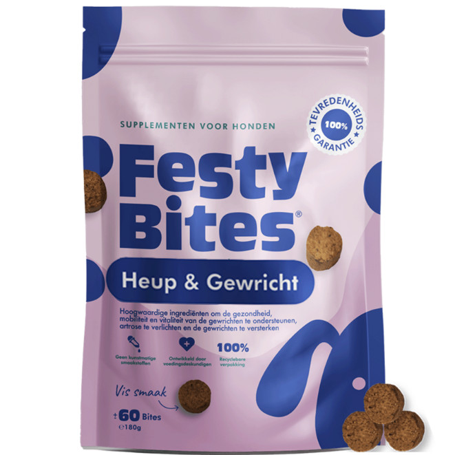 FestyBites Heup & Gewricht supplement hond