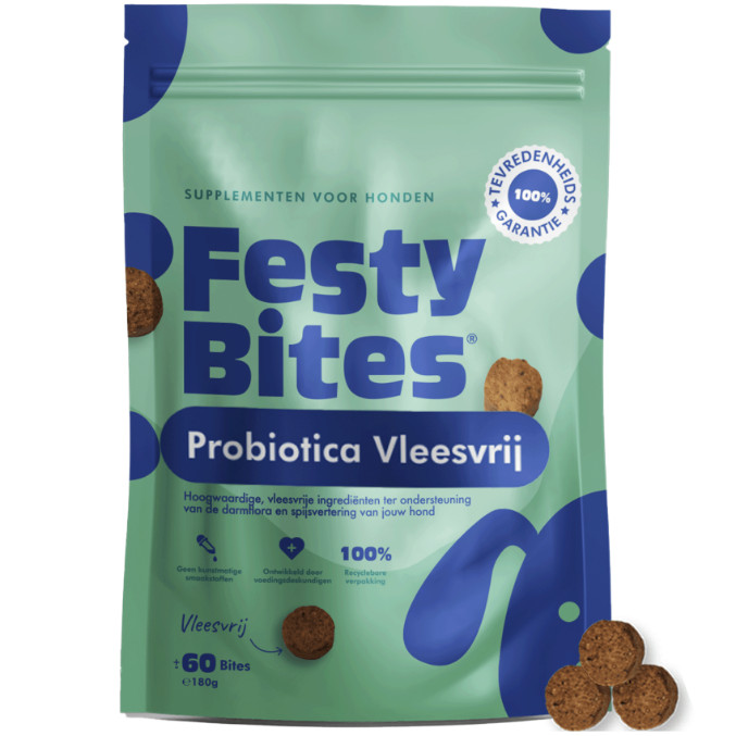 FestyBites Probiotica Vleesvrij supplement hond