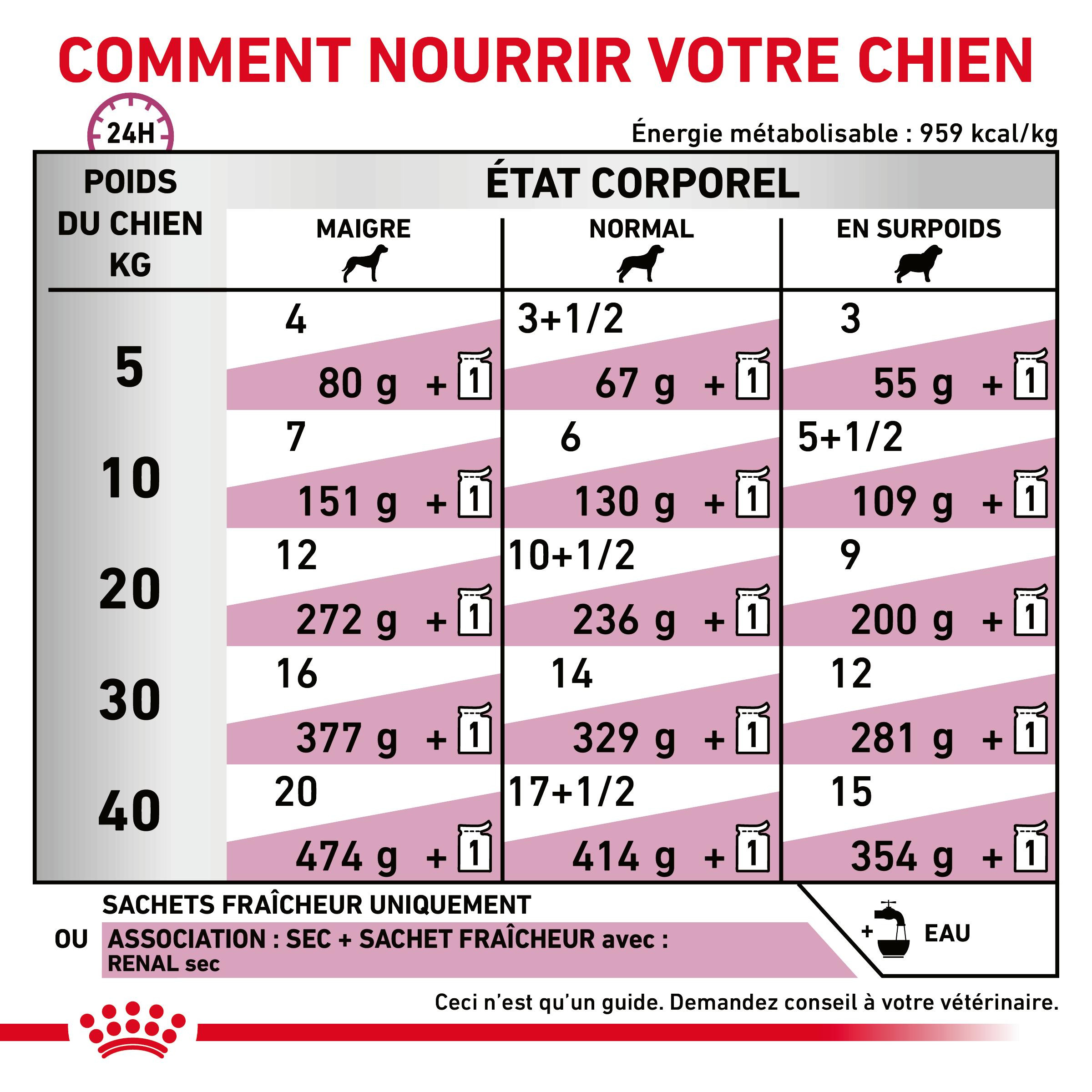 Royal Canin Veterinary Diet Renal Sachets pour Chien