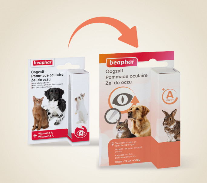 Pommade oculaire Beaphar pour chiens et chats