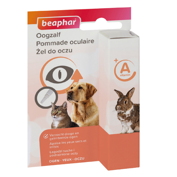 Pommade oculaire Beaphar pour chiens et chats