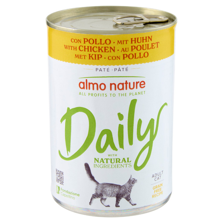 Almo Nature Daily au poulet pâtée pour chat (400 g)