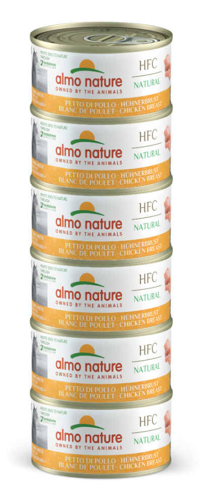 Almo Nature HFC Natural blanc de poulet pâtée pour chat (70 g)