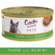 Cadilo Daily Delights - thon avec surimi pâtée pour chat (70 g)