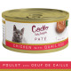 Cadilo Daily Delights - poulet avec oeufs de caille pâtée pour chat (70 g)