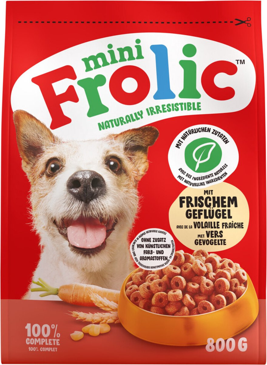 Frolic Mini avec de la volaille pour chien