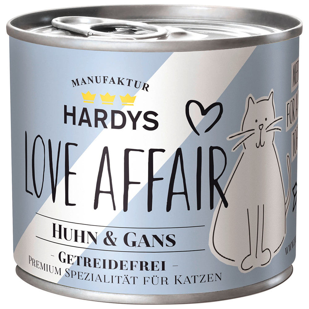 Hardys Love Affair kip en gans natvoer kat (blik)