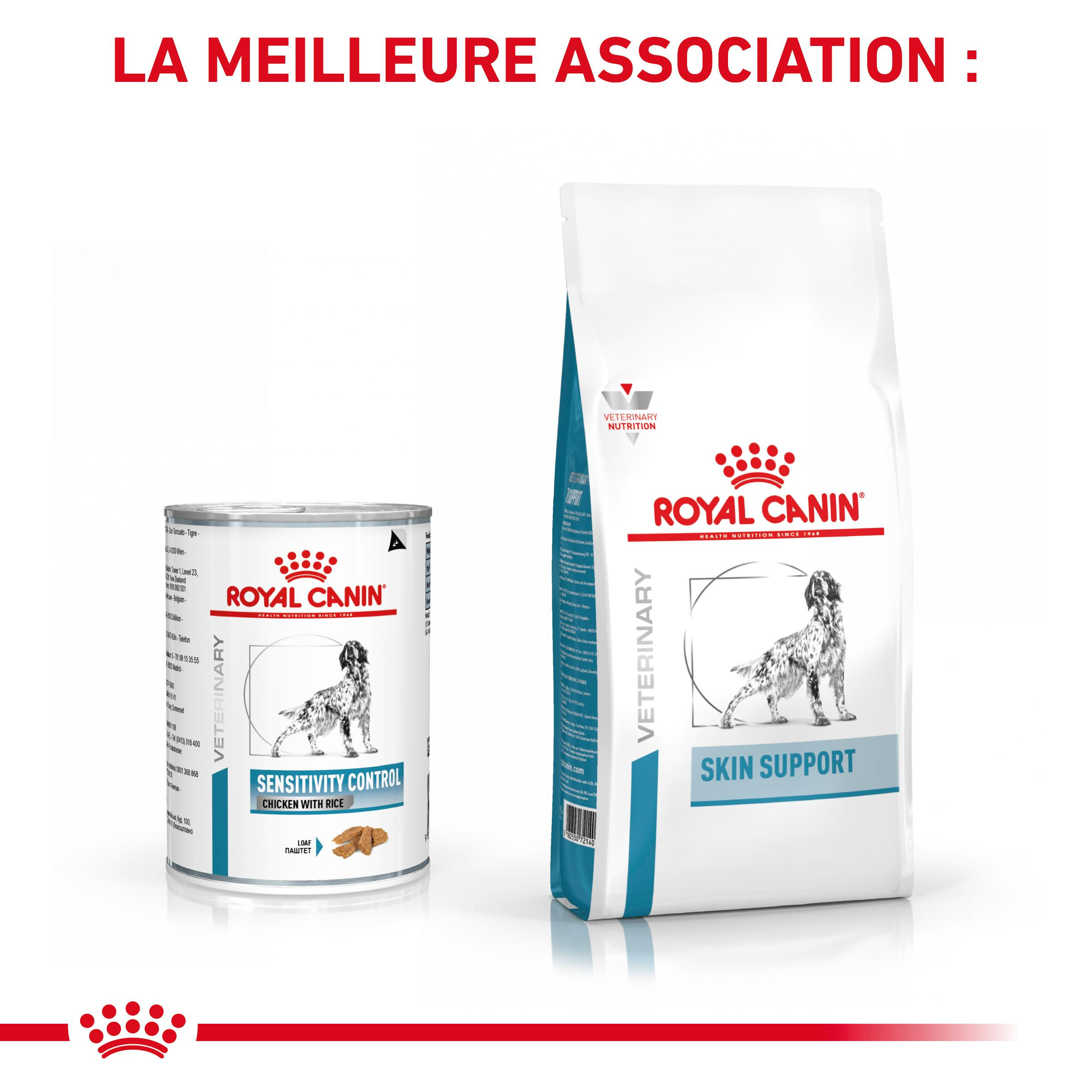 Royal Canin Veterinary Sensitivity Control poulet avec riz pâtée pour chien