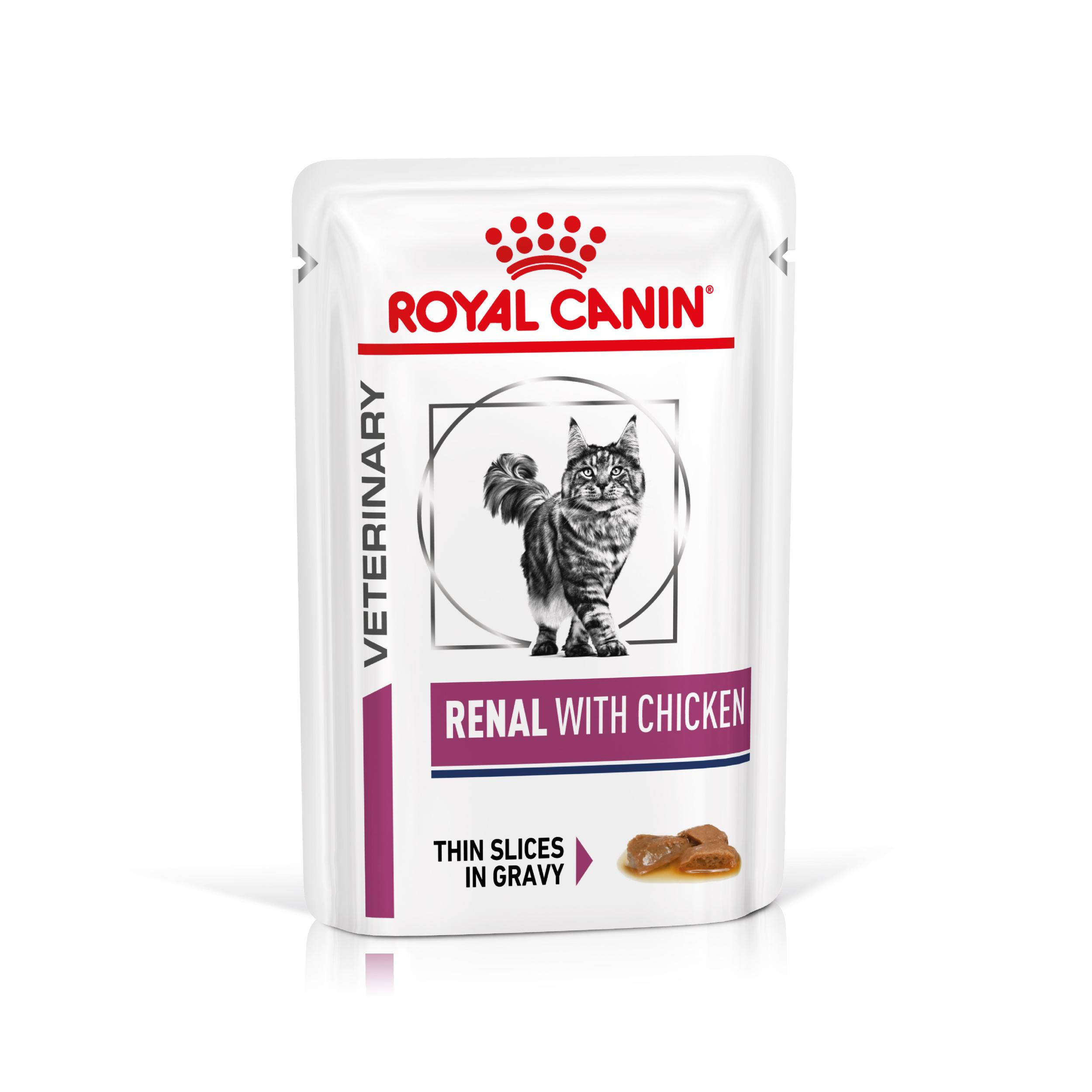 Royal Canin Veterinary Renal au poulet pâtée pour chat