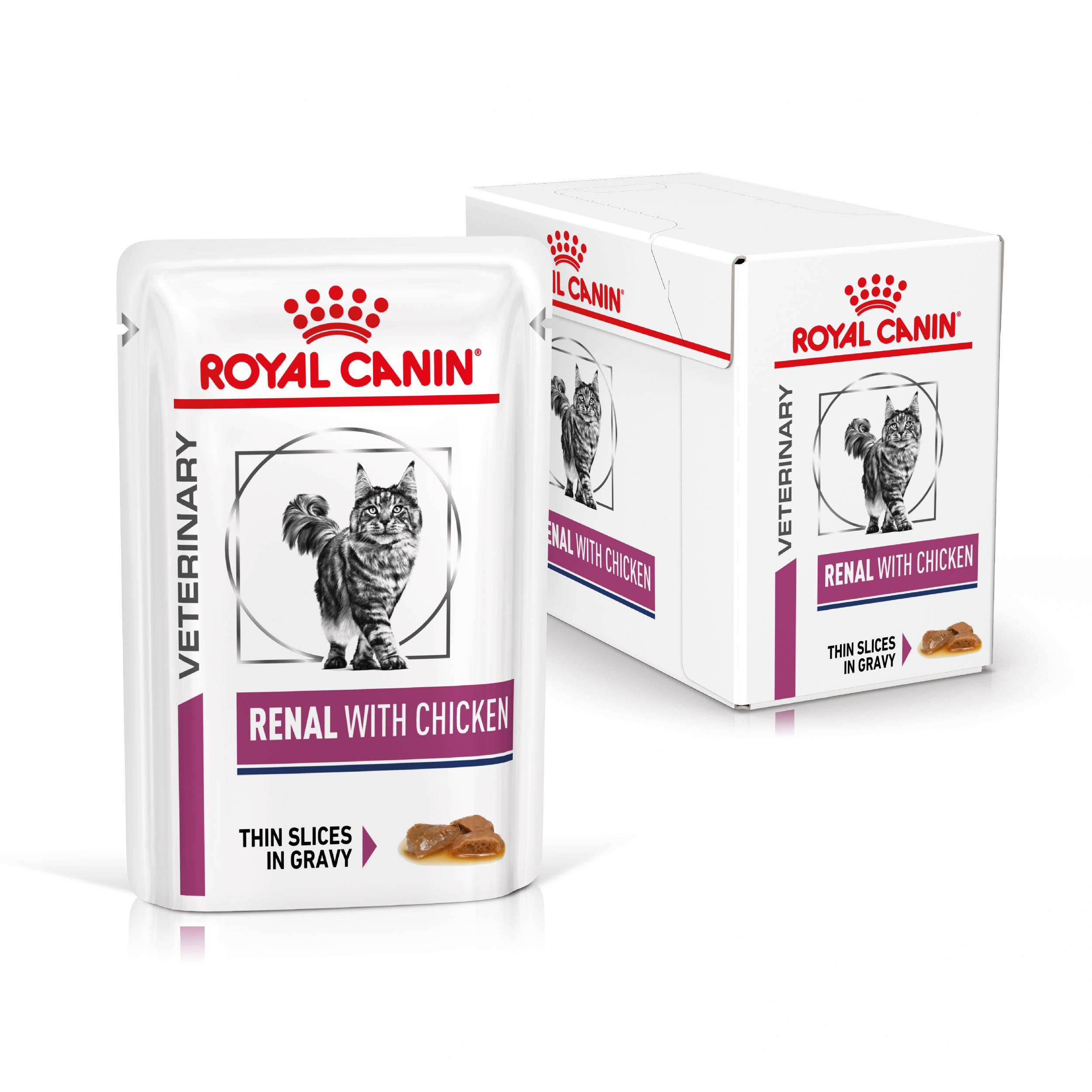 Royal Canin Veterinary Renal au poulet pâtée pour chat