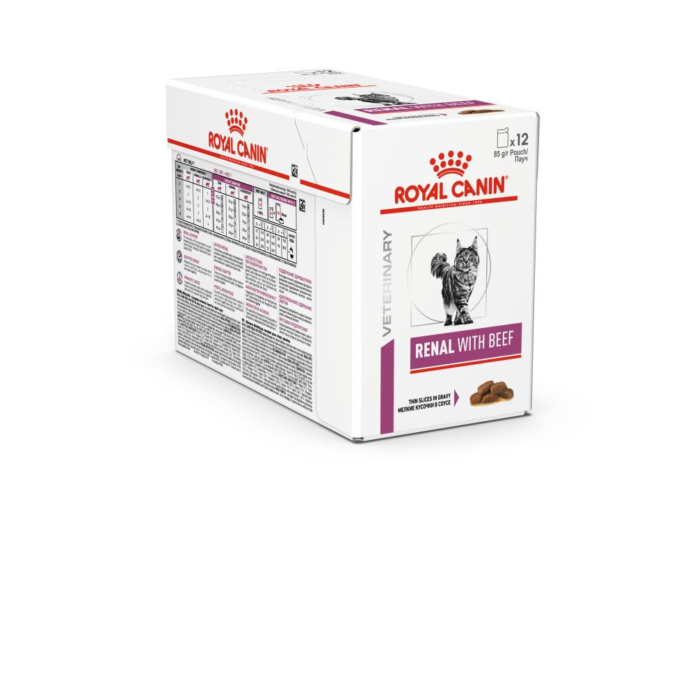 Royal Canin Veterinary Renal au boeuf pâtée pour chat