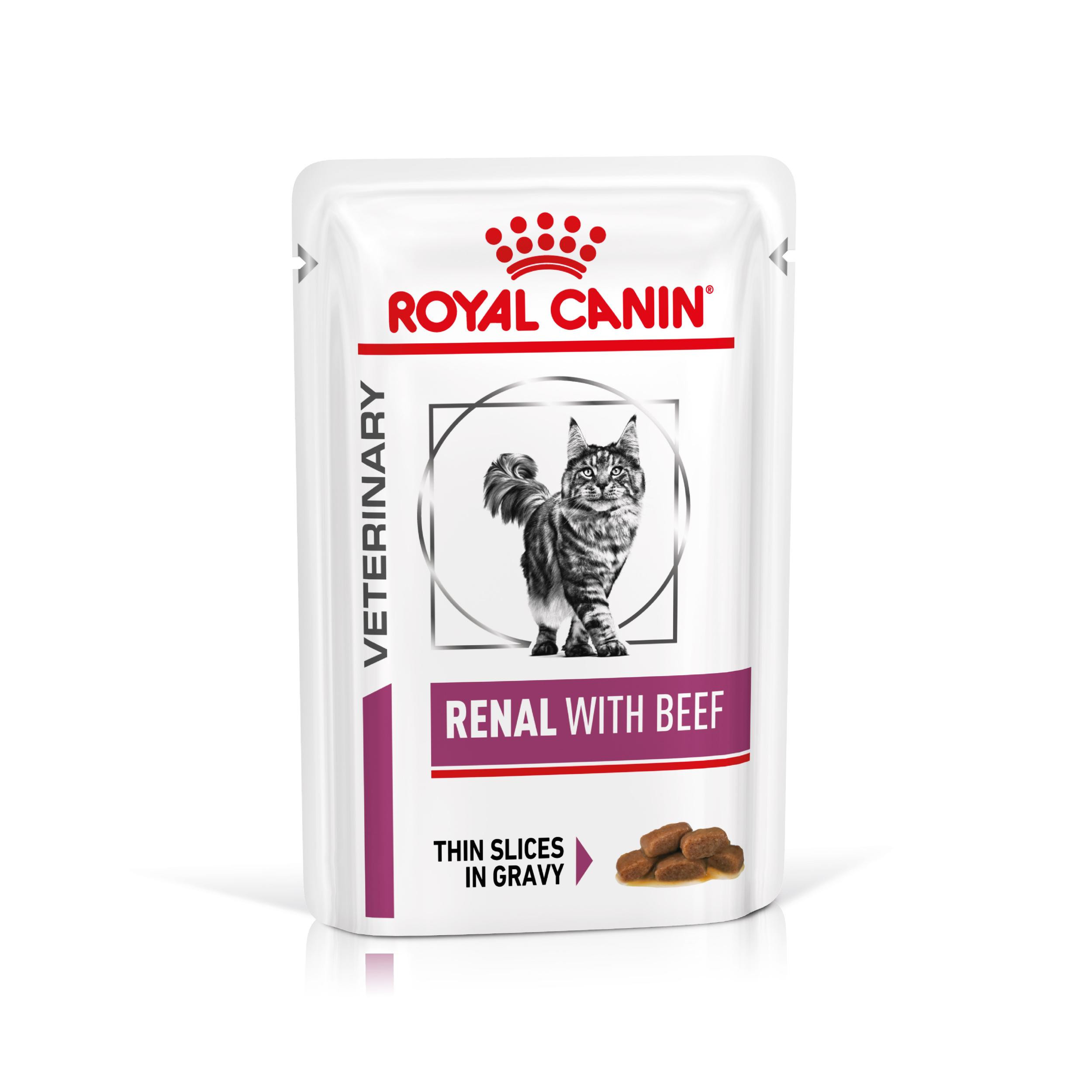 Royal Canin Veterinary Renal au boeuf pâtée pour chat