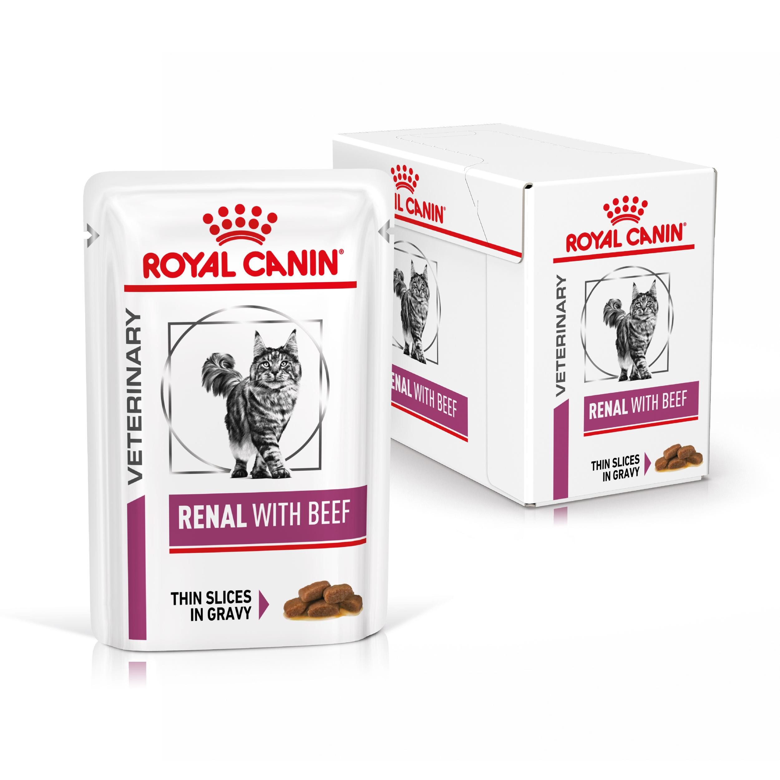 Royal Canin Veterinary Renal au boeuf pâtée pour chat