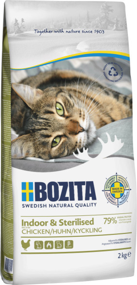 Bozita Indoor & Sterilised kattenvoer