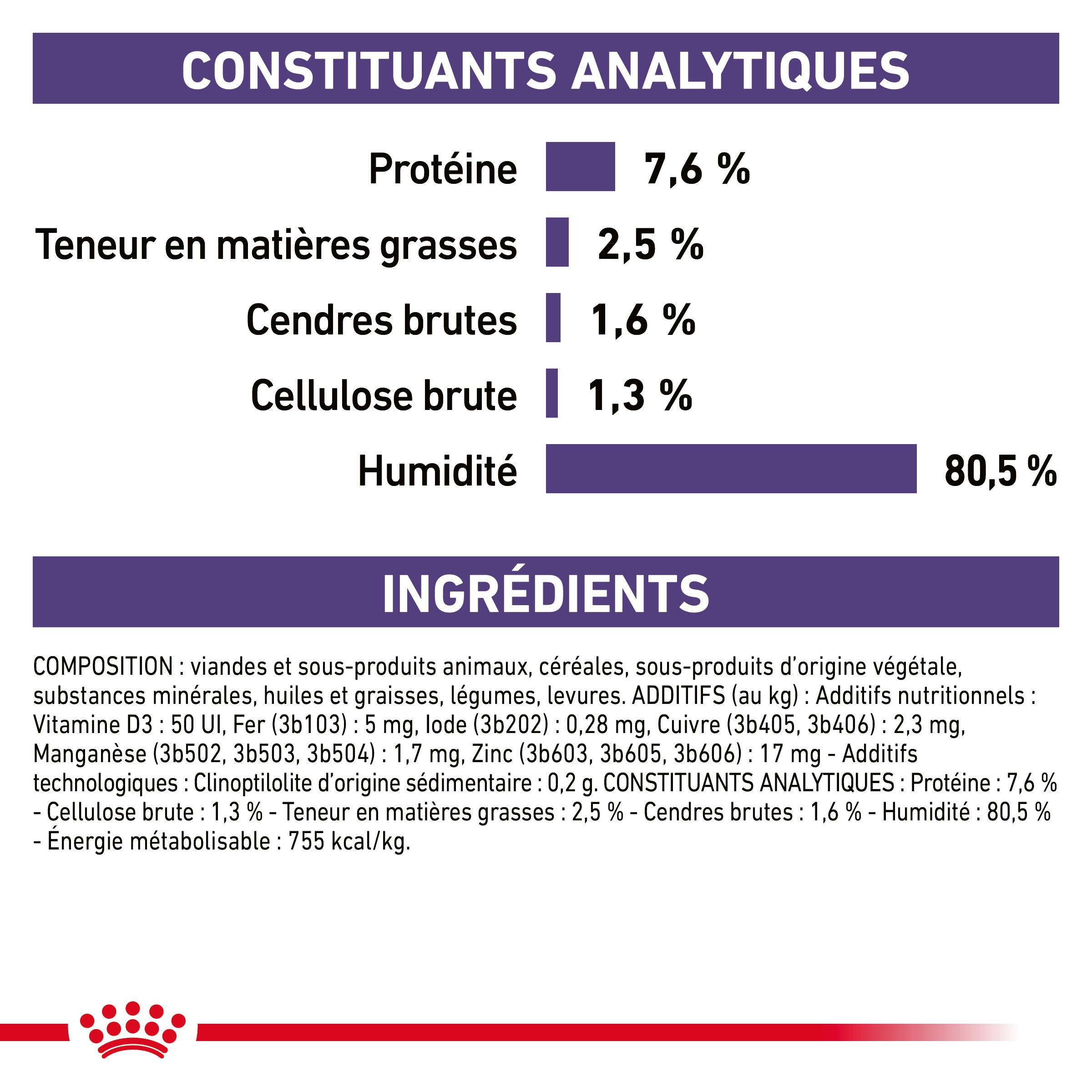 Royal Canin Expert Mature Consult Balance pâtée pour chat