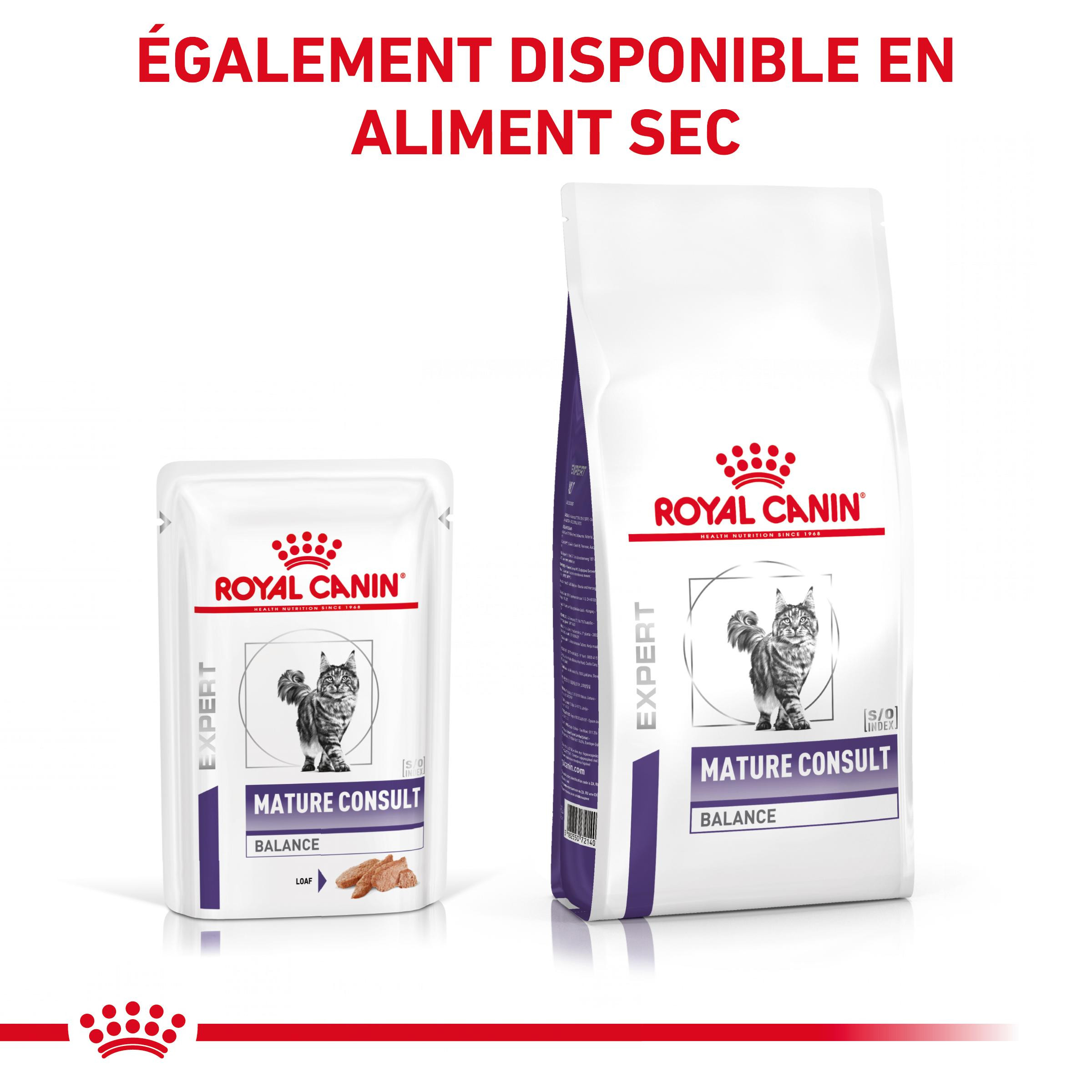 Royal Canin Expert Mature Consult Balance pâtée pour chat