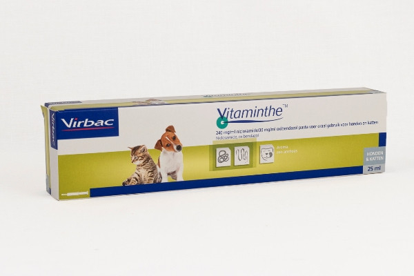 Virbac Vitaminthe Ontwormingspasta hond en kat