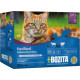 Bozita Indoor & Sterilised morceaux de viande en gelée multipack pâtées pour chat