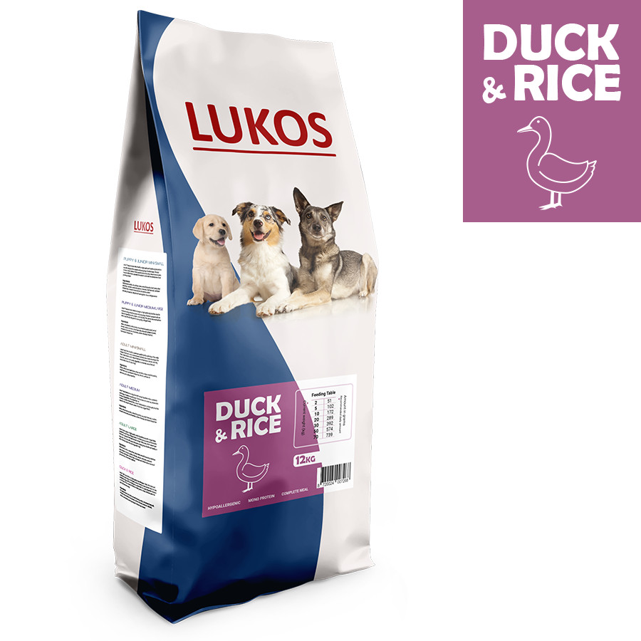 Lukos Adult au canard pour chien