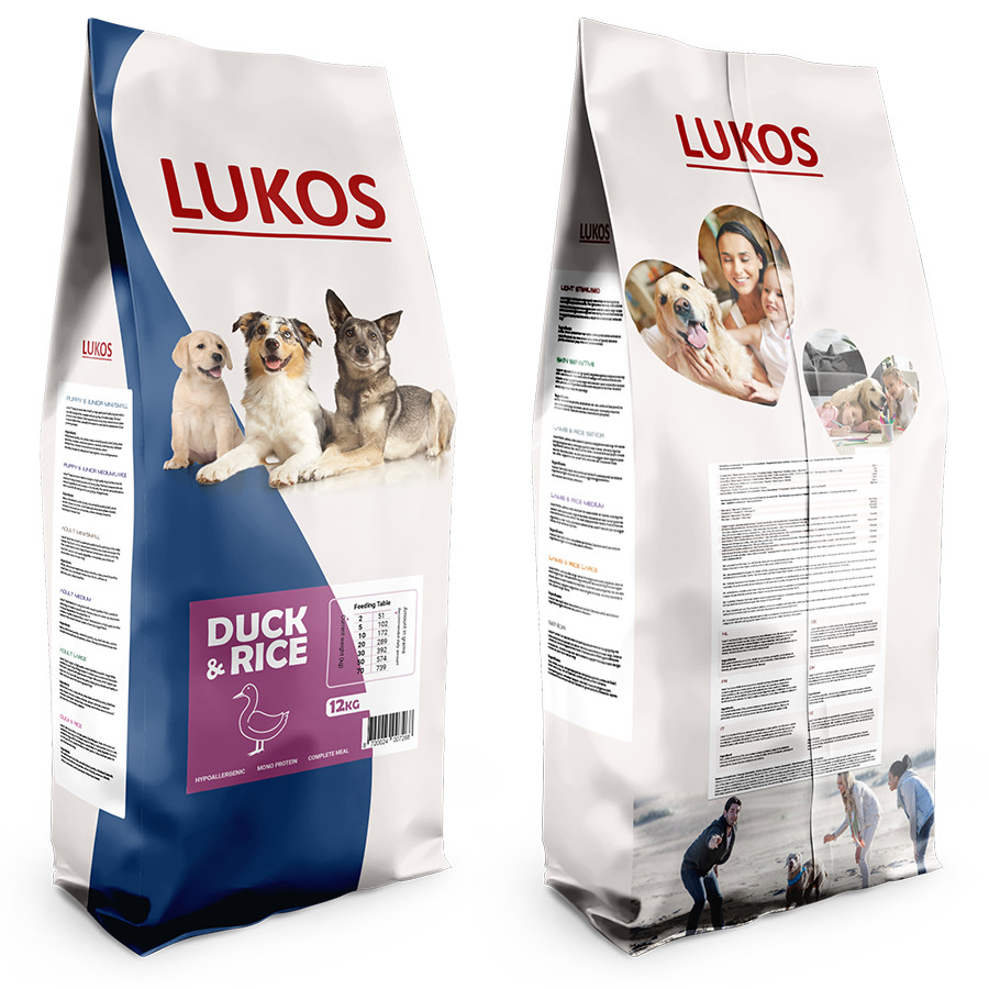 Lukos Adult au canard pour chien